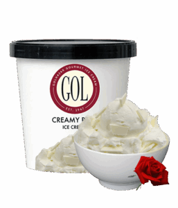 Creamy Rose Ice Cream