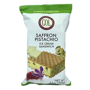Saffron Pistachio Ice Cream